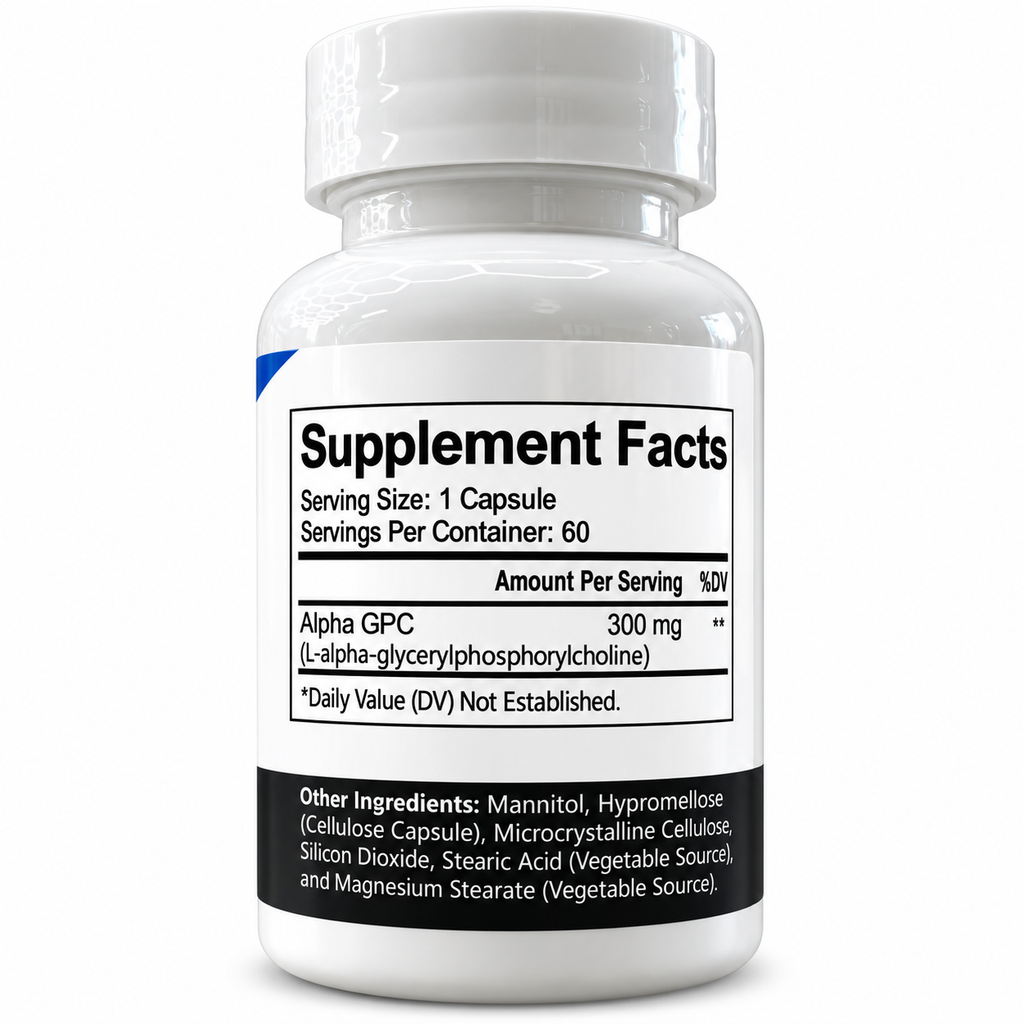 Alpha Performance Alpha GPC Capsules bottle front