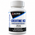 Alpha Performance Creatine HCl 750mg 60 Capsules - Front