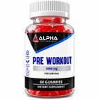 Alpha Performance Pre Workout Gummies bottle front