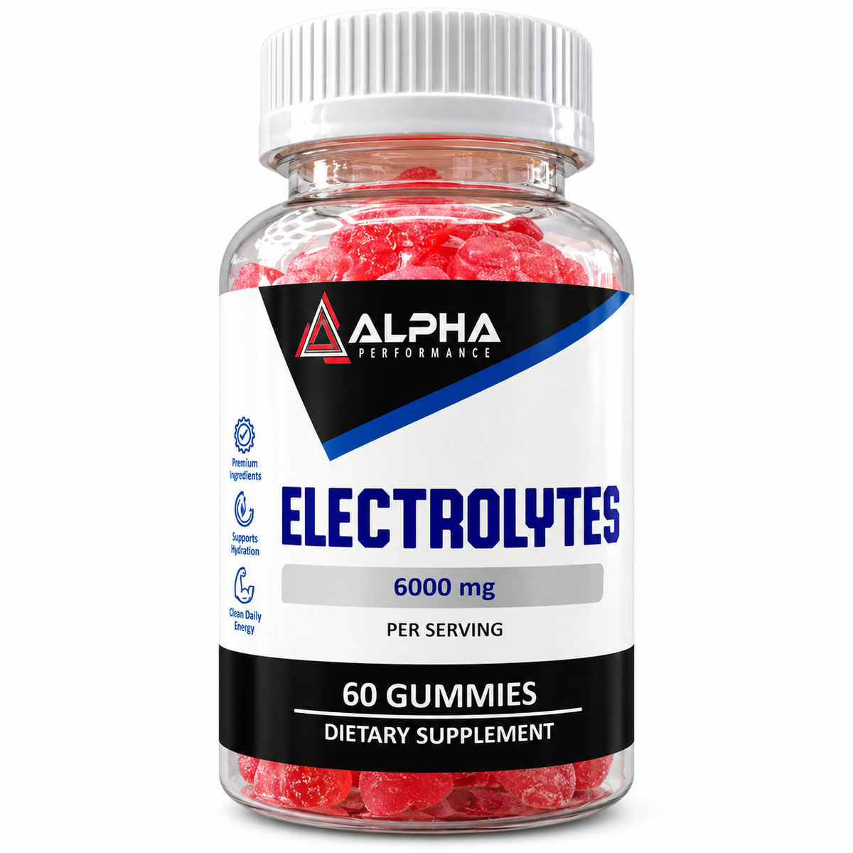 Alpha Performance Electrolytes Gummies – 6000mg