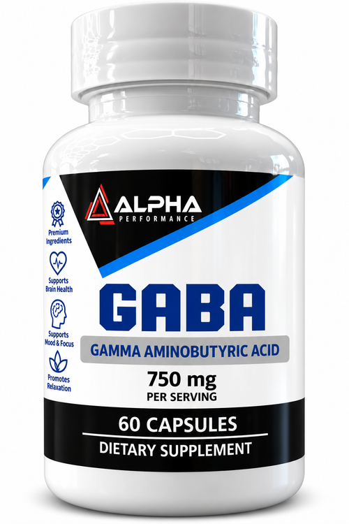 Alpha Performance GABA – 750mg Gamma Aminobutyric Acid