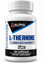 Alpha Performance L-Theanine supplement bottle studio shot
