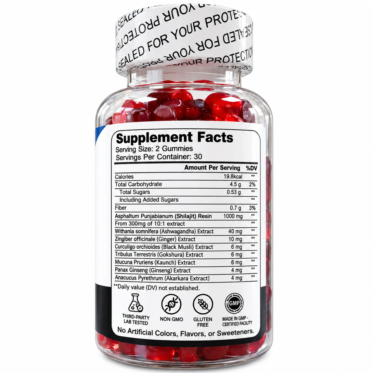 Alpha Performance Shilajit Gummies – 1000mg