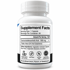 Alpha Performance TUDCA Capsules supplement facts label