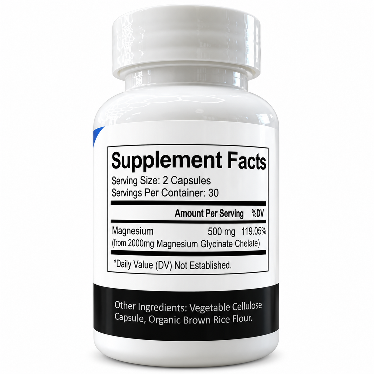 Alpha Performance Magnesium Glycinate supplement facts