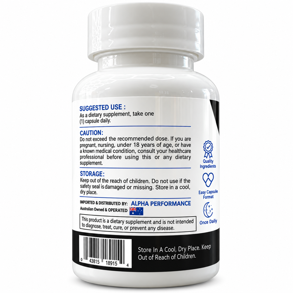 Alpha Performance Alpha GPC supplement facts