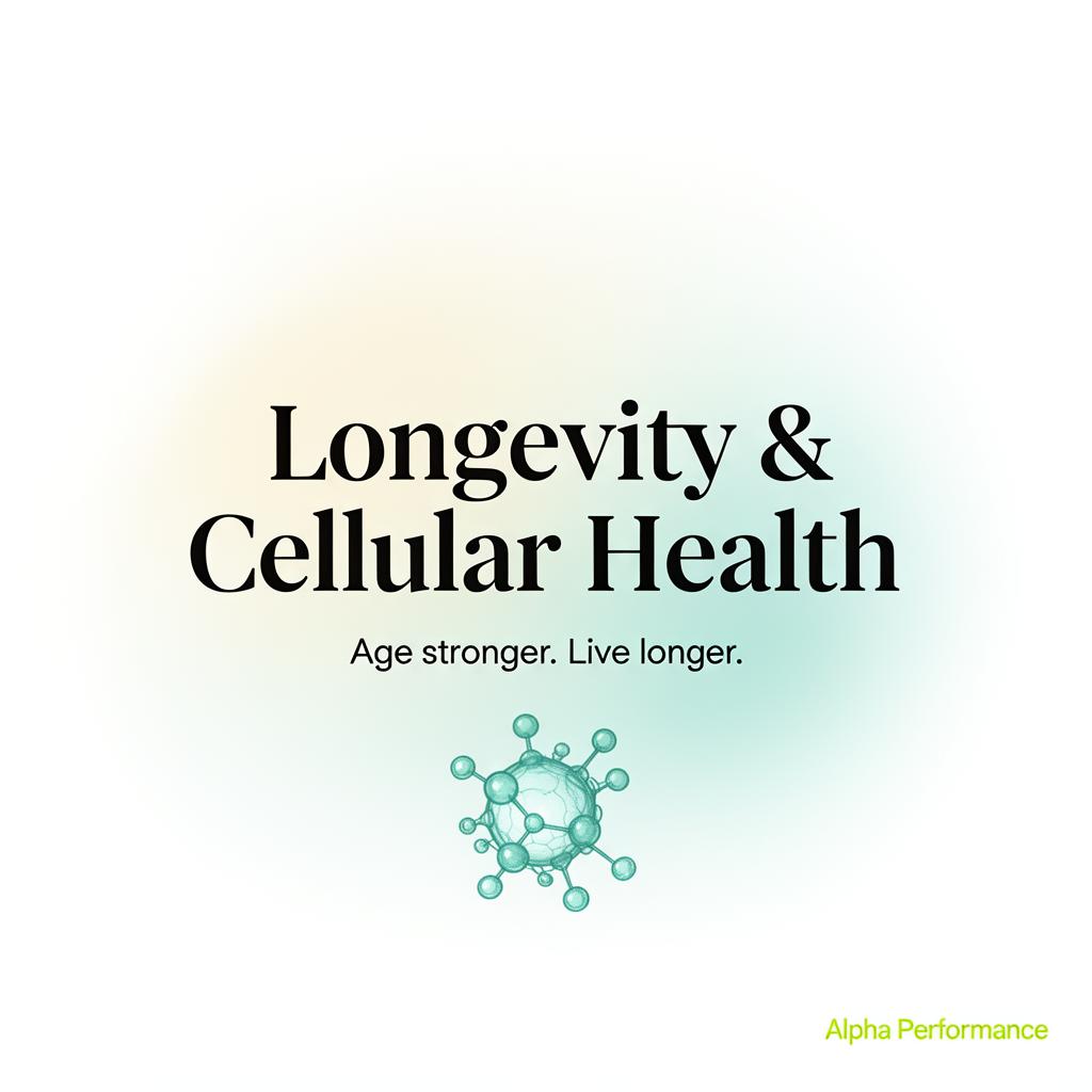 Longevity & Cellular Health — Alpha Performance